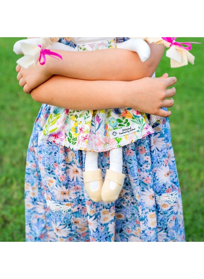 Petite Lamb Florence Lily Dress Girls Dress Pure Cotton - Image 3